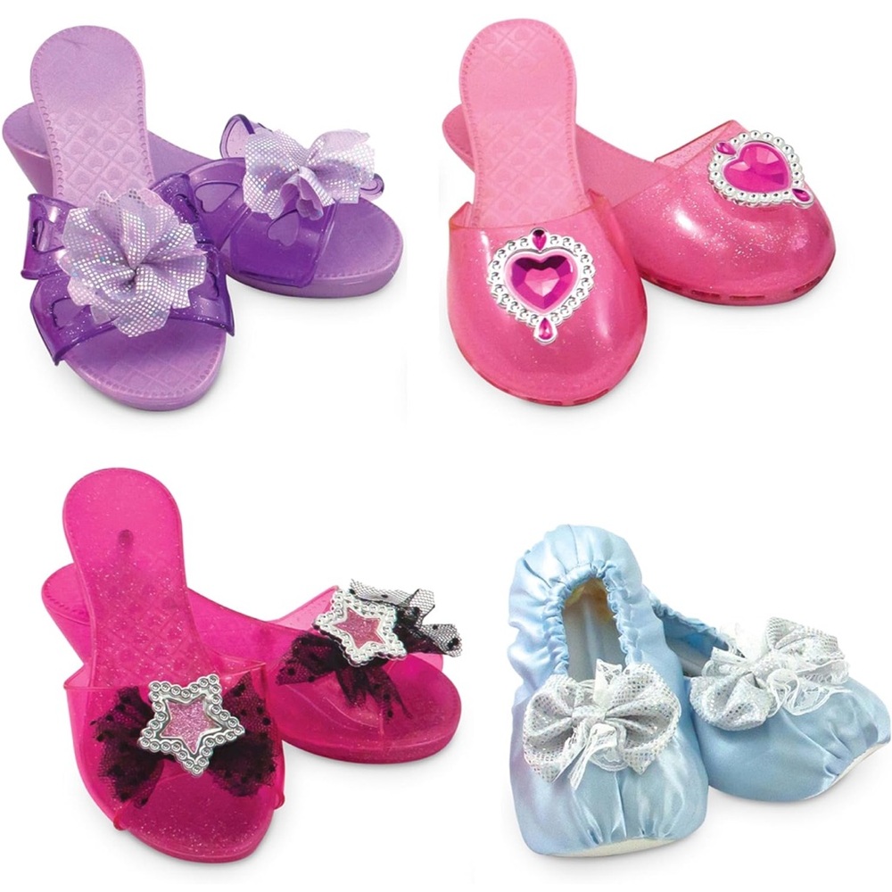 Set of Four Girls' Dress-Up Shoes Melissa & Doug - Picture 1 of 8